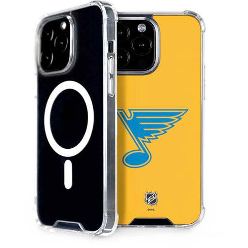 NHL St. Louis Blues Solid Background iPhone 15 Pro Max MagSafe Case