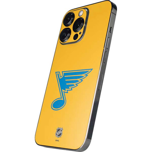 NHL St. Louis Blues Solid Background iPhone 15 Pro Skin
