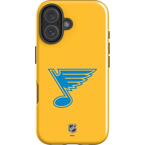 NHL St. Louis Blues Solid Background iPhone 16 Plus Impact Case