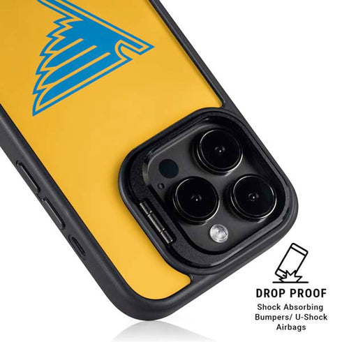 NHL St. Louis Blues Solid Background iPhone 16 Pro Max Kickstand Case