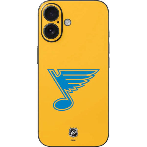 NHL St. Louis Blues Solid Background iPhone 16 Skin