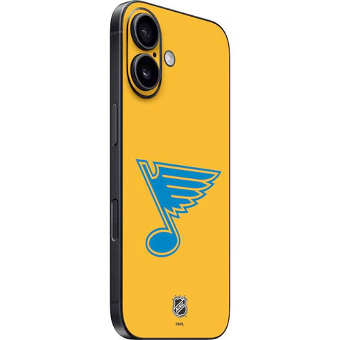 NHL St. Louis Blues Solid Background iPhone 16 Skin