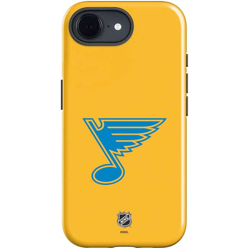 NHL St. Louis Blues Solid Background iPhone 16e Impact Case