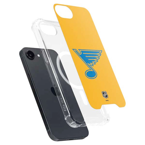 NHL St. Louis Blues Solid Background iPhone 16e MagSafe Case