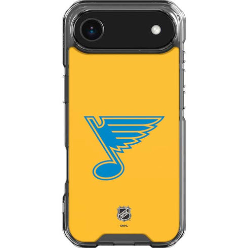 NHL St. Louis Blues Solid Background iPhone 17 Air Clear Case