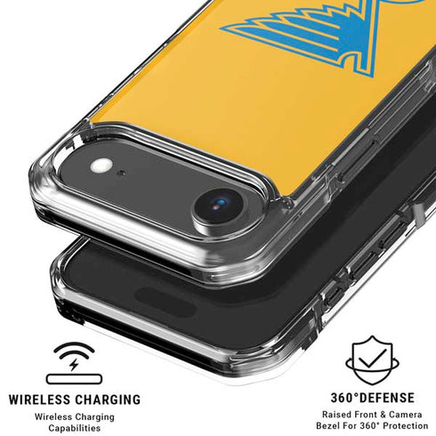 NHL St. Louis Blues Solid Background iPhone 17 Air Clear Case
