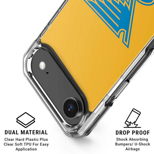 NHL St. Louis Blues Solid Background iPhone 17 Air Clear Case