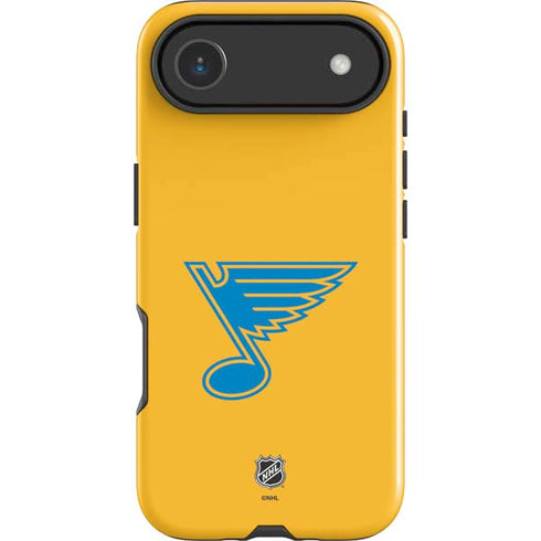 NHL St. Louis Blues Solid Background iPhone 17 Air Impact Case