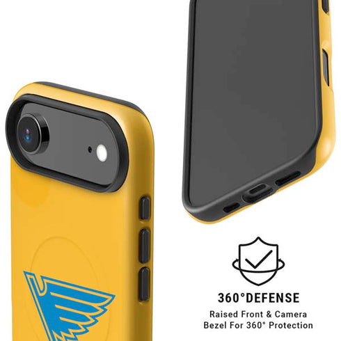 NHL St. Louis Blues Solid Background iPhone 17 Air Magsafe Impact Case