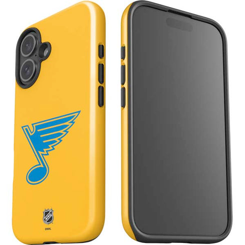 NHL St. Louis Blues Solid Background iPhone 17 Impact Case