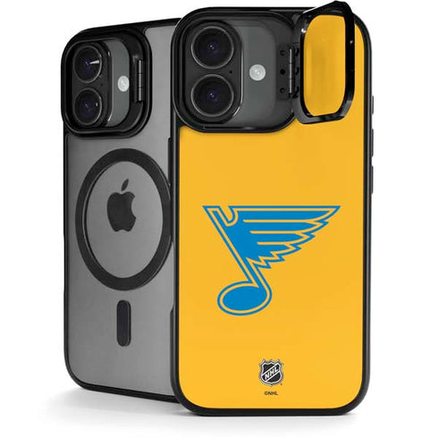 NHL St. Louis Blues Solid Background iPhone 17 Kickstand Case