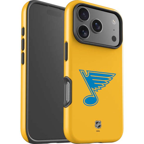 NHL St. Louis Blues Solid Background iPhone 17 Pro Impact Case