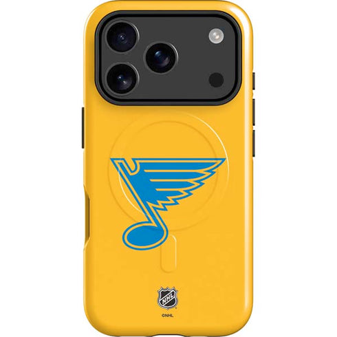 NHL St. Louis Blues Solid Background iPhone 17 Pro Max Magsafe Impact Case