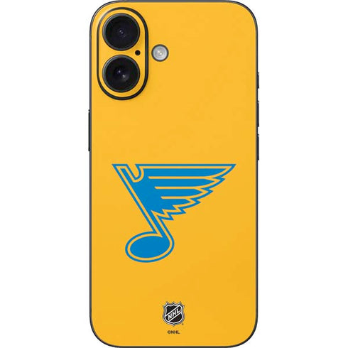 NHL St. Louis Blues Solid Background iPhone 17 Skin