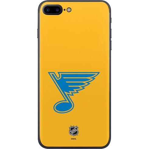 NHL St. Louis Blues Solid Background iPhone 8 Plus Skin