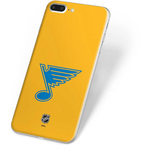 NHL St. Louis Blues Solid Background iPhone 8 Plus Skin