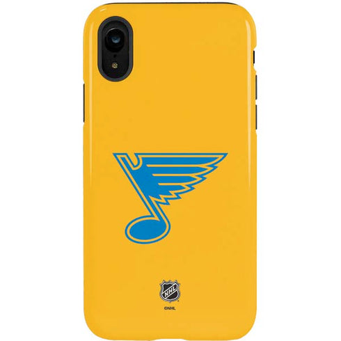 NHL St. Louis Blues Solid Background iPhone XR Pro Case