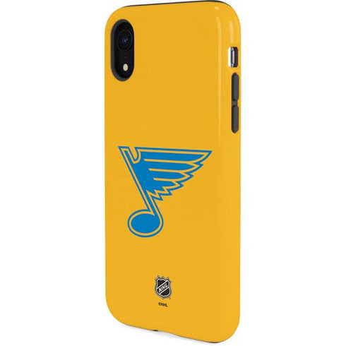 NHL St. Louis Blues Solid Background iPhone XR Pro Case