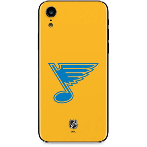 NHL St. Louis Blues Solid Background iPhone XR Skin