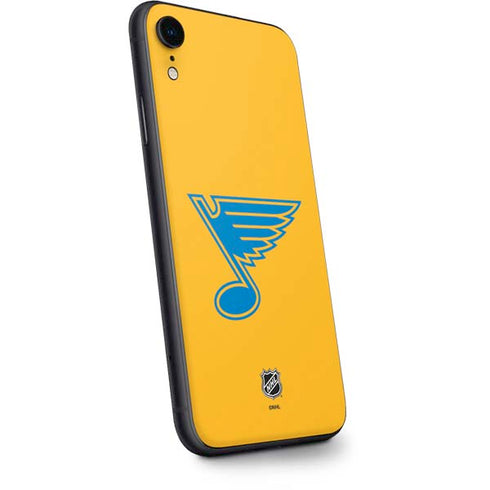 NHL St. Louis Blues Solid Background iPhone XR Skin
