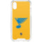 NHL St. Louis Blues Solid Background iPhone XS Clear Case