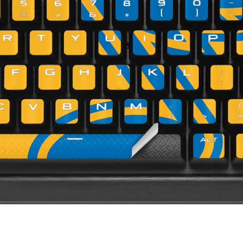 NHL St. Louis Blues Solid Background K95 RGB PLATINUM Mechanical Gaming Keyboard Skin