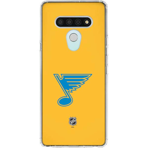 NHL St. Louis Blues Solid Background LG Stylo 6 Clear Case