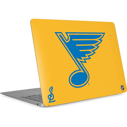 NHL St. Louis Blues Solid Background Apple MacBook Air Skin