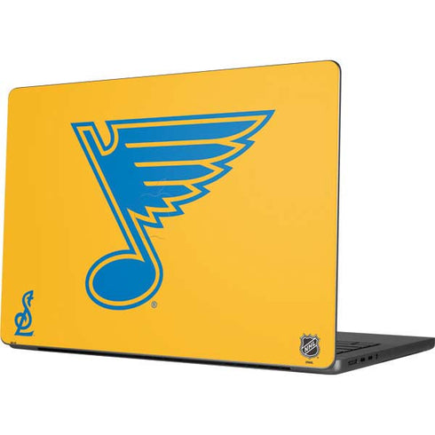 NHL St. Louis Blues Solid Background MacBook Pro 14in (2021-24) Skin