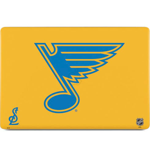 NHL St. Louis Blues Solid Background MacBook Skins