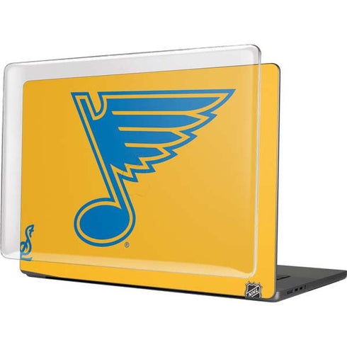 NHL St. Louis Blues Solid Background MacBook Pro 16in (2021-25) Case plus Skin