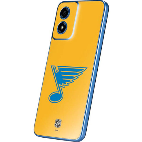 NHL St. Louis Blues Solid Background Moto G Play 4G (2024) Skin