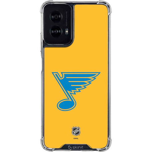 NHL St. Louis Blues Solid Background Moto G Power 5G (2024) Clear Case