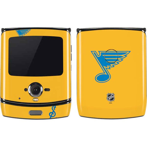 NHL St. Louis Blues Solid Background Motorola RAZR Skin