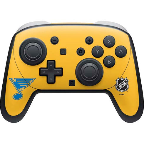 NHL St. Louis Blues Solid Background Nintendo Switch 2 (2025) Pro Controller Skin