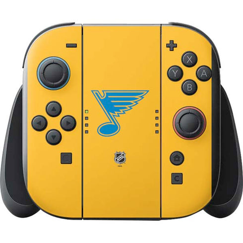 NHL St. Louis Blues Solid Background Nintendo Switch 2 (2025) with Joy-Con Skin