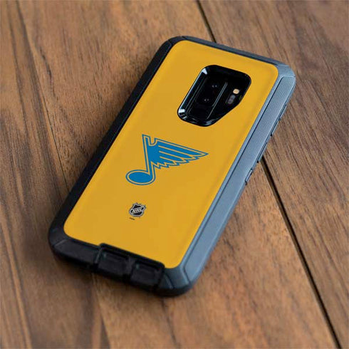 NHL St. Louis Blues Solid Background Otterbox Defender Galaxy Skin