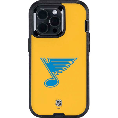 NHL St. Louis Blues Solid Background Otterbox Defender iPhone Skin