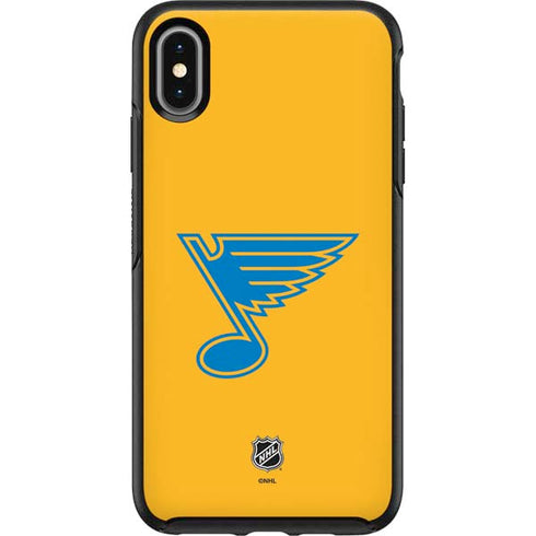 NHL St. Louis Blues Solid Background Otterbox Symmetry iPhone Skin