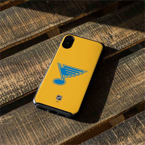 NHL St. Louis Blues Solid Background Otterbox Symmetry iPhone Skin