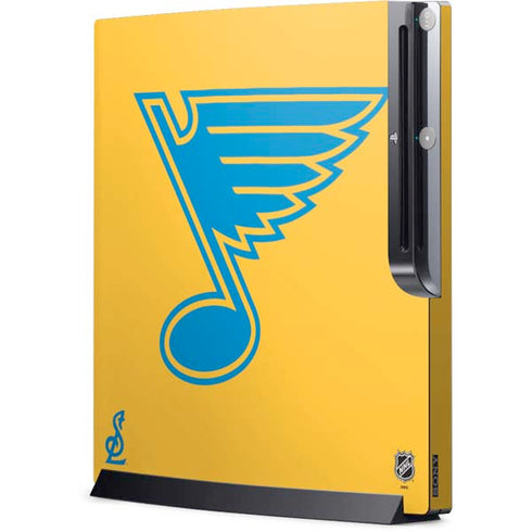 NHL St. Louis Blues Solid Background Playstation 3 & PS3 Slim Skin