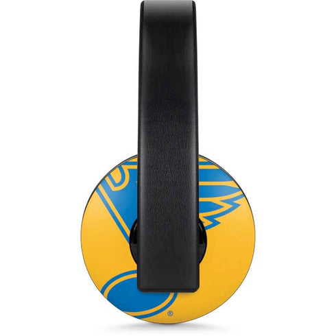 NHL St. Louis Blues Solid Background PlayStation 4 Gold Wireless Headset Skin