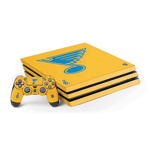 NHL St. Louis Blues Solid Background PS4 Pro Bundle Skin