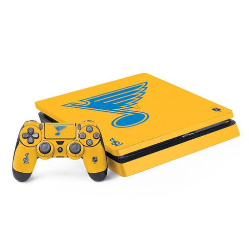 NHL St. Louis Blues Solid Background PlayStation PS4 Skins