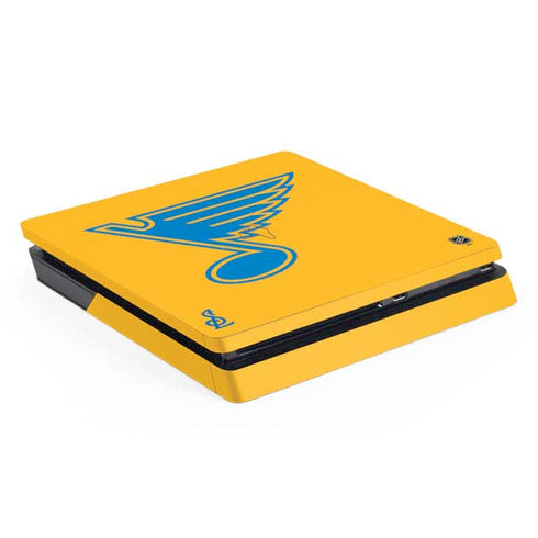 NHL St. Louis Blues Solid Background PS4 Slim Skin
