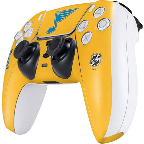 NHL St. Louis Blues Solid Background PS5 Controller Skin