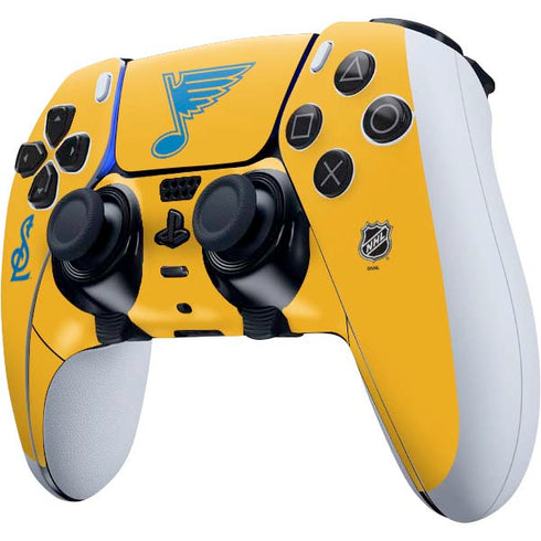 NHL St. Louis Blues Solid Background PS5 DualSense Edge Pro Controller Skin
