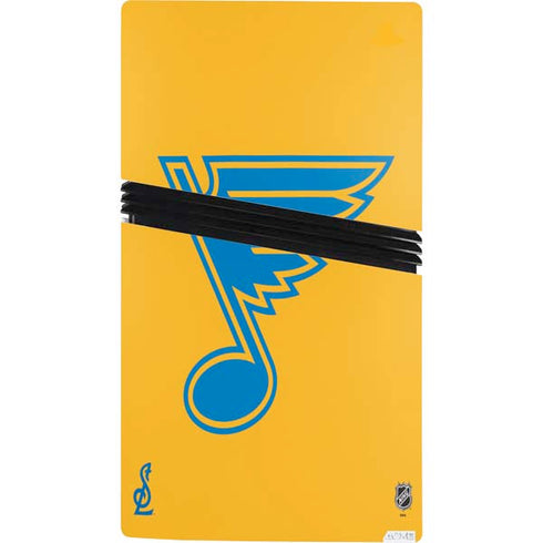NHL St. Louis Blues Solid Background PS5 Pro Console Skin