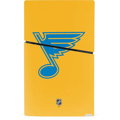 NHL St. Louis Blues Solid Background PS5 Slim Digital Edition Console Skin