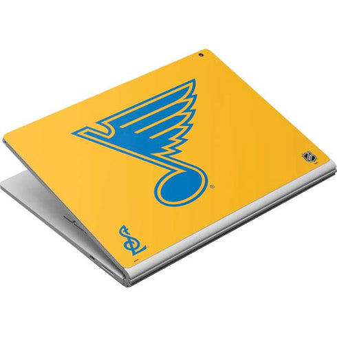 NHL St. Louis Blues Solid Background Surface Book Skin